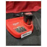 Milwaukee M12 2ah Battery Charger Combo