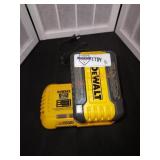 DeWalt 20V/60V 9AH. Battery and charger. Located