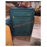 Samsonite green rolling luggage suitcase