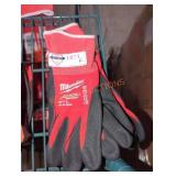 Milwaukee 9" L Dipped Work Gloves, 2 Pair