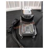 Ryobi 18V 4ah. Battery and charger. Located in