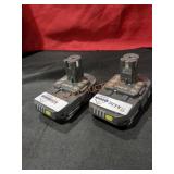 Ryobi 18v 1.5ah Batteries Only (2 Batteries)