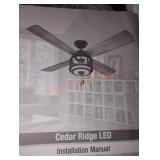 Hunter fan co. Cedar Ridge LED