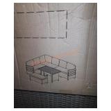 Patio Rattan Sofa Set