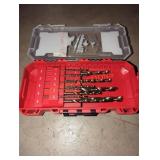 Milwaukee 15 PC red helix cobalt packout drill