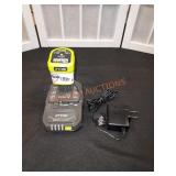 Ryobi 18V 1.5ah. Battery and charger. Located in