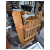 Large Outdoor Wooden Lawn Chair