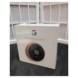 Google Nest Learning Thermostat, Copper