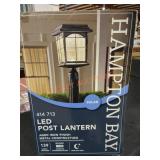 Hampton Bay Solar LED Post Lantern