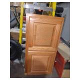 15" H x 13" D x 30" W Wood Wall Cabinet