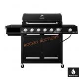 Dyna Glo 6 Burner Natural Gas Grill, Matte Black