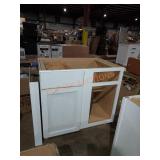 Hampton Bay Lower 2 Door 2 Drawer Cabinet.