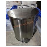 13 Gallon Stainless Steel Step Trash Can