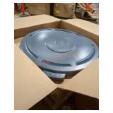 Rubbermaid Brute 44gal Grey Lids Box, 5 Lids