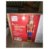 Home Accents Holiday 6 ft. LED Nutcracker