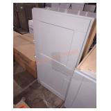 36"Wï¿½12"Dï¿½18"H Gray Bridge Cabinet