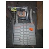 Ridgid Wet Tile Saw with Stand. Visible Damage