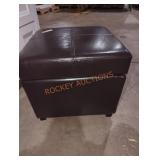Square ottoman with storage underneath 17.5" x 16"