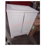 24.5" W  x 18.5"D x 33" H bathroom sink vanity