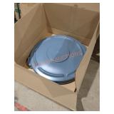 Rubbermaid Brute 55gal Grey Lids Box, 4 Lids