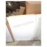 24" W x 13" D x 30" H White Wall Cabinet