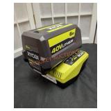 Ryobi 40v 6ah Battery Charger Combo