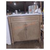 36" W x 22" D x 35" H Vanity with Top