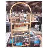 16" L x 66" H decorative bamboo ladder