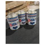 Blue Monster 8oz 1 Step PVC Cement (3 Cans)