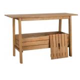 Safavieh Acadia Wood Outdoor Serving Bar