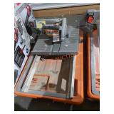 Rigid 7" Wet Tile Saw (Missing Parts!)