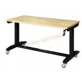 Husky 52"ï¿½24" Solid Wood Top Workbench