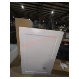 24" W x 13" D x 36" H White  Wall Cabinet