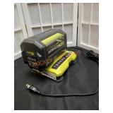 Ryobi 40v 6ah Battery Charger Combo