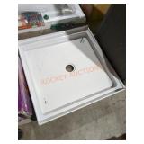 32"ï¿½32" White Shower Base