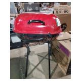 Americana Walk-A-Bout Portable Red Charcoal Grill