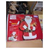 Home Accents 6 ft. Animated Singing Santa