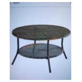 Hampton Bay 32" Wicker Outdoor Patio Coffee Table