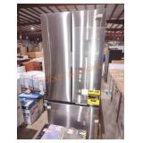 Galanz 3 door fridge over freezer stainless steel