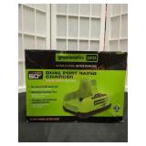 Greenworks Pro 60v Dual Port Rapid Charger Only