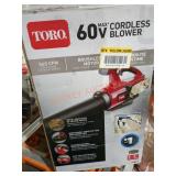 Toro 60v 565cfm Brushless Cordless Blower