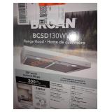 Broan Glacier 30" Ducted/Ductless Range Hood