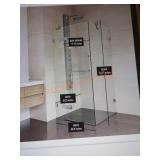 VIGO 30" L x 30" W x 73" H Shower Enclosure