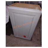 18" W x 13" D x 30" H white wall cabinet