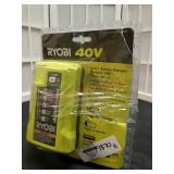 Ryobi 40v 2-in-1 Battery Charger/Portable USB