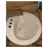 Glacier Bay Drop-In Bathroom Sink