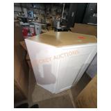 33" W x 21" D x 30" H White Corner Cabinet
