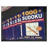 1000+ Sudoku Puzzle Books, 10 Total