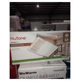 NuTone 80CFM Ventilation Fan w Light + Heater