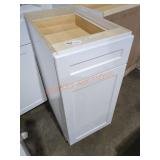 15"ï¿½24"ï¿½34.5" Base Cabinet, White